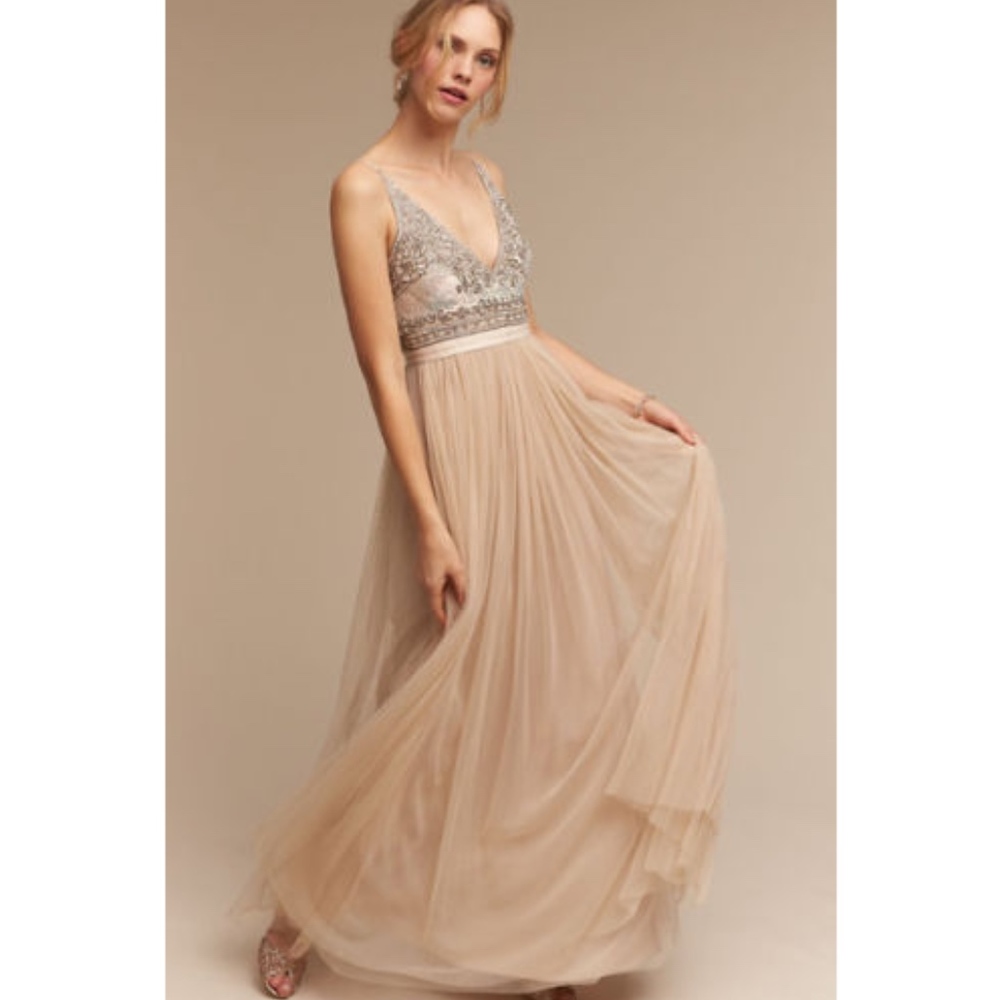 NWT BHLDN NEEDLE & THREAD BRISA DRESS - Picture 3 of 4
